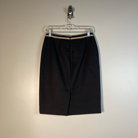 NWT PAULE  KA Black Cotton Pencil Skirt 38 
Elegant Career Work Sexy Straight - Picture 2 of 5